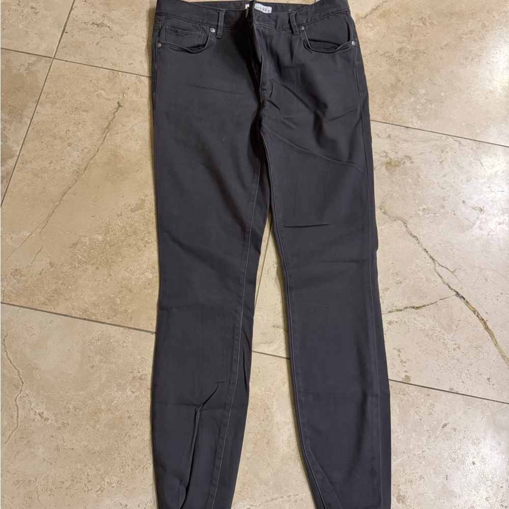 Loft soft legging jeans in grey